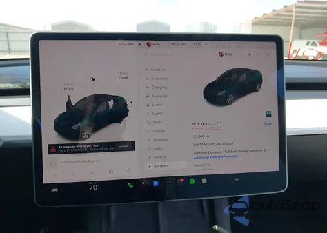 2022 Tesla Model Y Performance Dual Motor All-Wheel Drive from USA, damaged, VIN 7SAYGDEF4NF375954